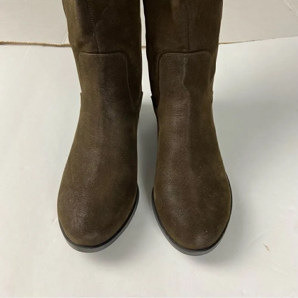 Mia Knee Boots‎ Carsyn Espresso Brown Minimalist Equestrian Boho Riding Boot 7.5